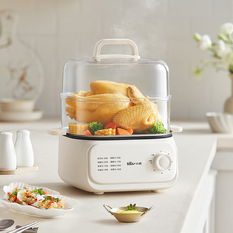 小熊电蒸锅大容量分体式可拆洗多用途DZG-SA0H6高清大图