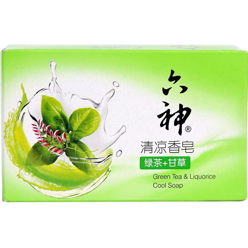 六神 清凉 香皂(绿茶+甘草)125g(单位:块)