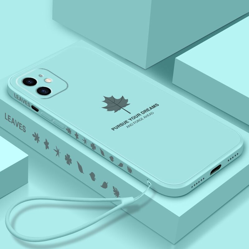 VMONN苹果12手机壳x果11外壳8plus新se2直边xmax女7xr11pro液态硅胶iphonexs镜头全包pr