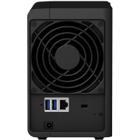 群晖(Synology)DS218 2盘位NAS网络存储服务器 (无内置硬盘)不规则体SATA接端口支持NAS盘红盘金盘