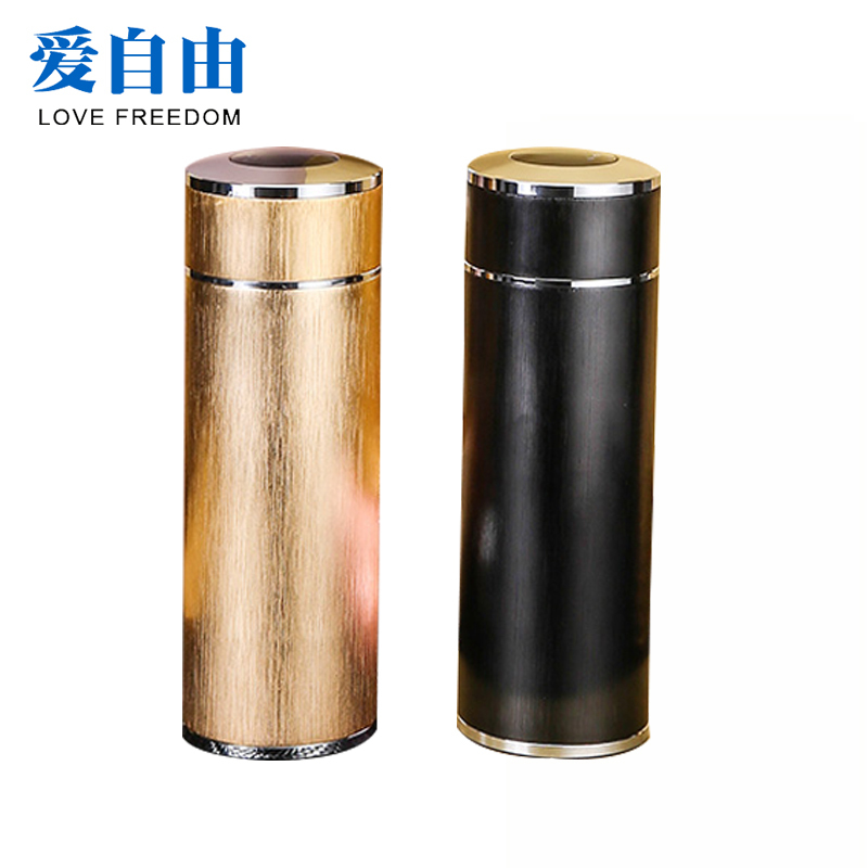 爱自由316不锈钢保温杯家用办公户外便携水杯茶水隔离杯子