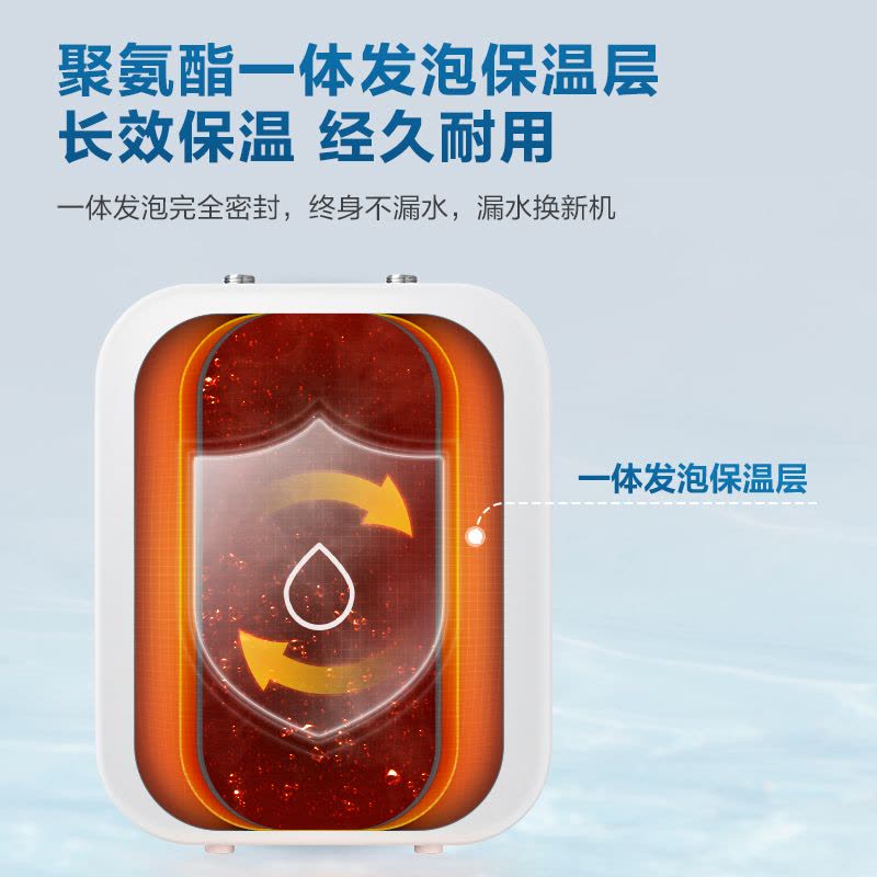 海尔(Haier)5升家用小厨宝EC5FA 一级能效 节能省电 长效保温 1750W速热 安全防电墙 21L大水量图片