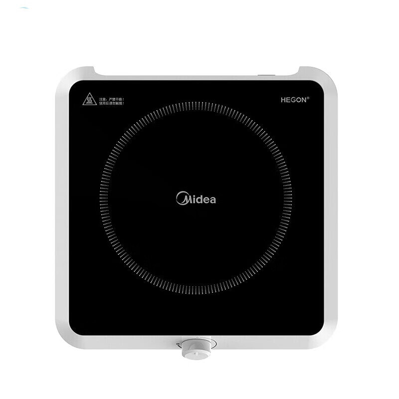 美的(Midea)家用多功能大功率小型加热炒菜电磁灶 4D防水 旋磁叠式大线盘雙9档火力电磁炉C22-RX2207TQ