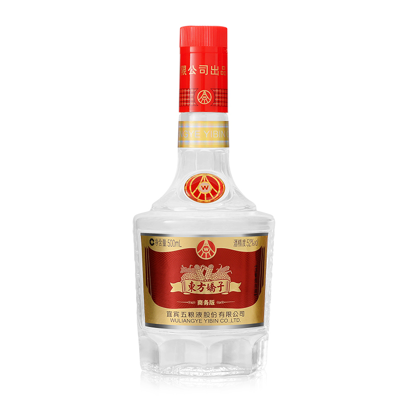 五粮液股份公司 东方娇子 商务版 52度 500ml*6瓶 箱装 浓香型白酒