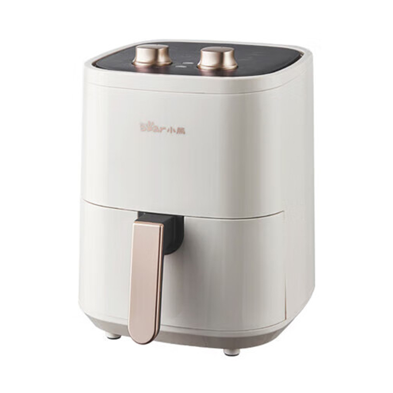 小熊(bear) 空气炸锅 QZG-H15Z3 多功能双旋钮定时控温电炸锅 微蒸汽空气烤 5L