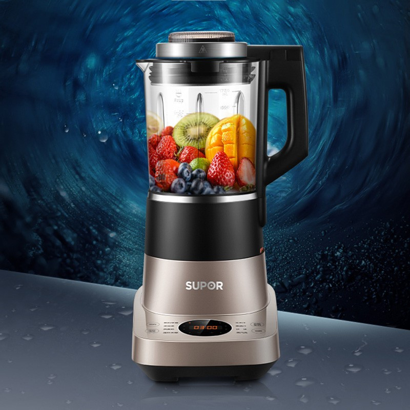 苏泊尔suporsp71r可拆洗低音破壁家用智能预约加热破壁料理机绞肉机