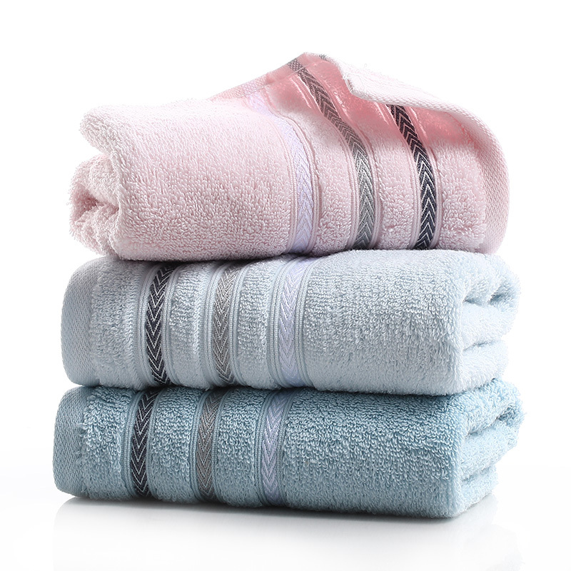 金号毛巾两条装纯棉全棉洗脸帕成人女男士情侣家用吸水不易掉毛