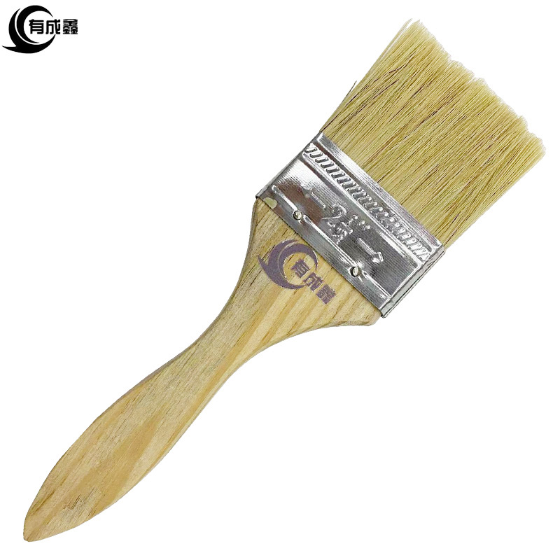 有成鑫 猪毛刷子直柄刷 2.5寸 把高清大图