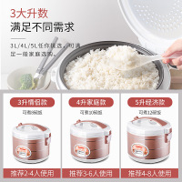 长虹(CHANGHONG)电饭煲家用机械式电饭锅 不粘锅内胆 带蒸笼 5L CFB-X50Y22