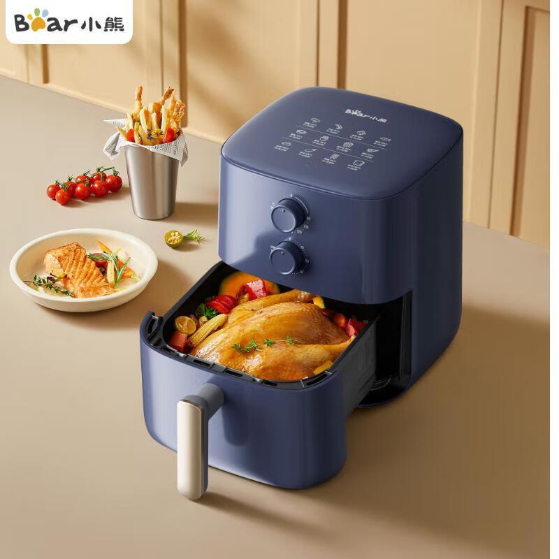 小熊(Bear)空气炸锅 家用无油烟低脂多功能电炸锅 大容量 QZG-H15W7