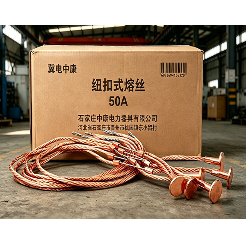 冀电中康 纽扣式熔丝 50A 根高清大图
