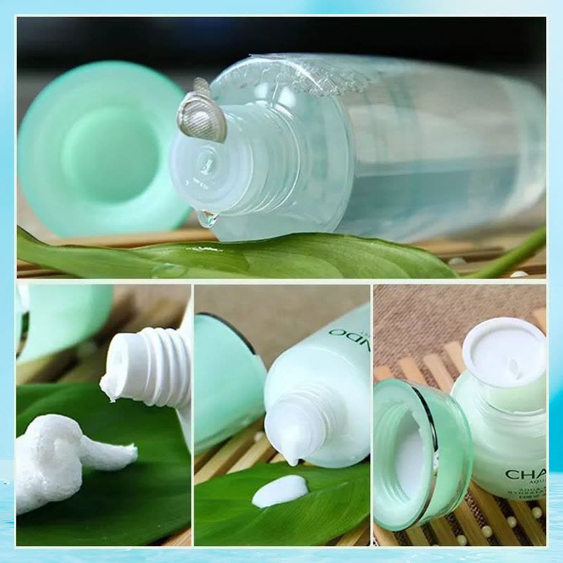 自然堂水润保湿套装女学生保湿补水护肤品套装(柔肤水135ml+保湿霜50g)旗舰店官方正品图片