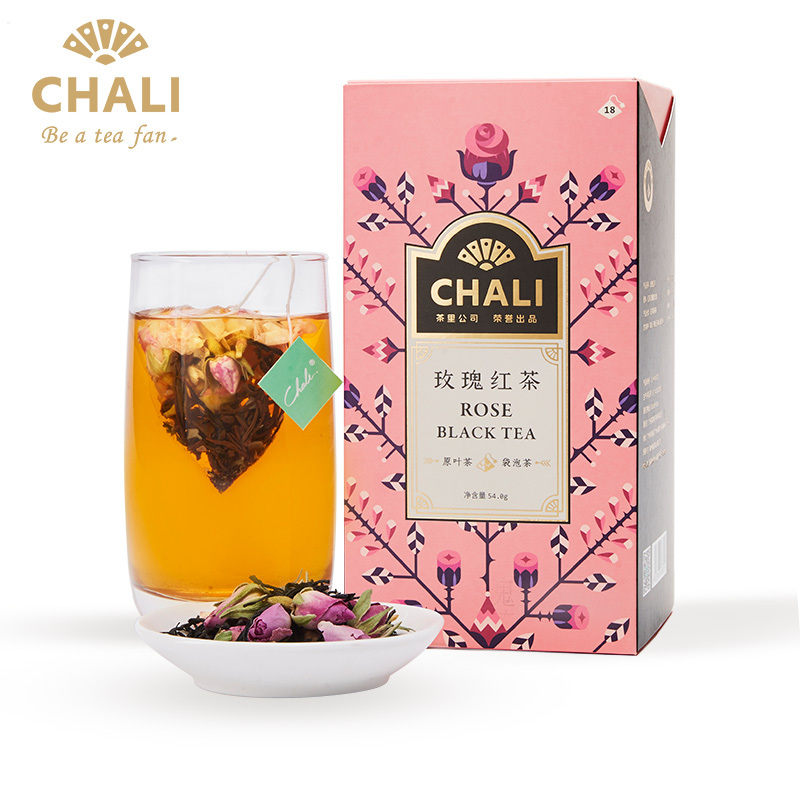 ChaLi 茶里 玫瑰红茶袋泡茶 盒装54g