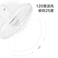云米电风扇家用台式落地扇大风扇立式电扇 3档机械控制台扇