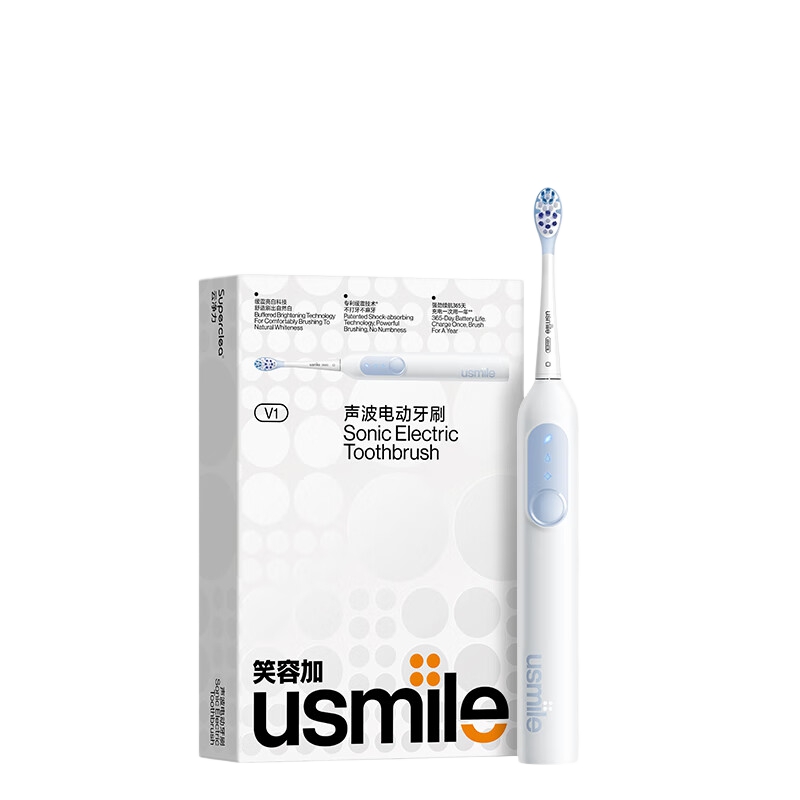 usmile 成人电动牙刷V1 漫山白