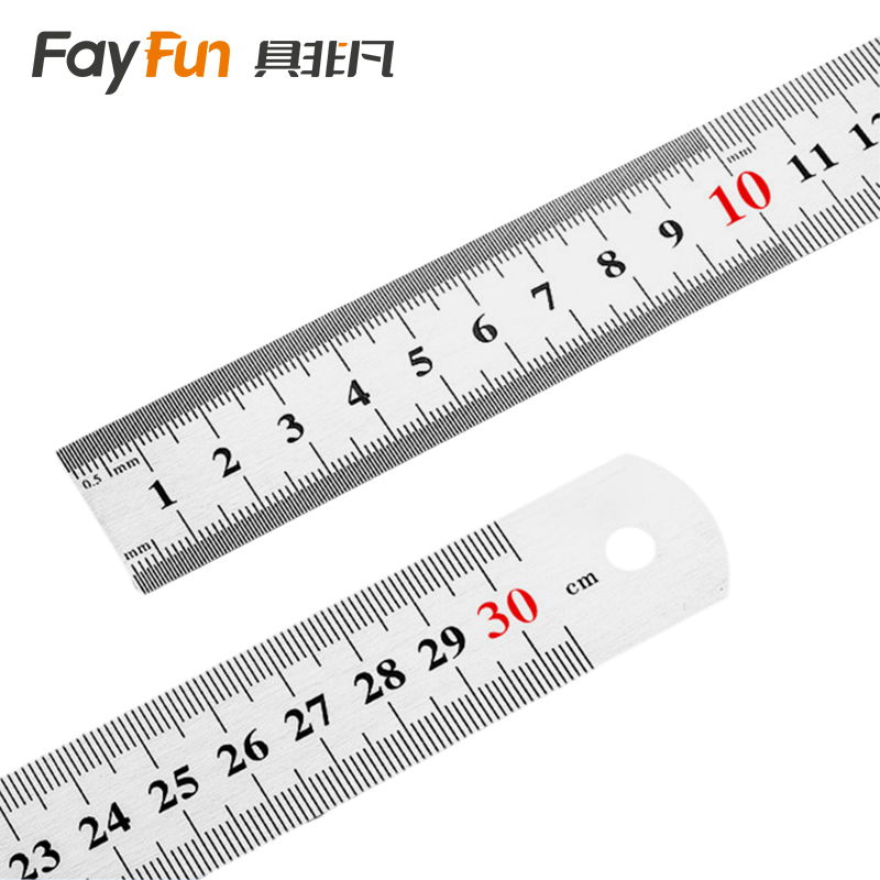 具非凡 钢直尺 30cm把高清大图