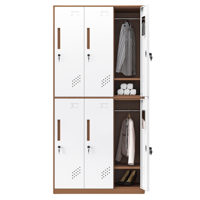 凌迪星咖色6门更衣柜900*500*1850mm台高清大图
