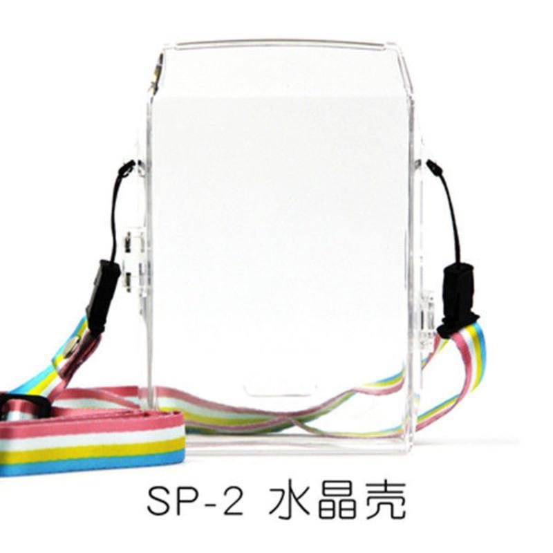 拍立得mini8/9相机 mini11/90透明水晶壳mini25/mini7c保护壳 mini7s/7c透明壳(送背带