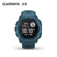 Garmin佳明instinct本能 户外冒险GPS多功能户外智能运动训练心率功能手表(湖滨蓝)