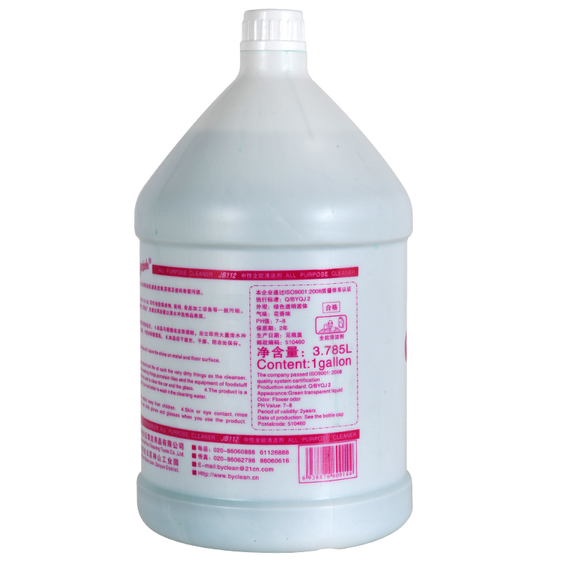 白云清洁（baiyun cleaning）PB1048 中性全能清洁剂 3.78L/桶JB112
