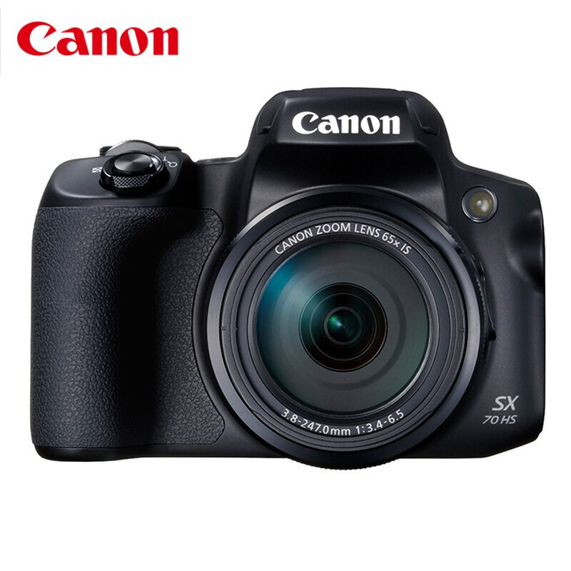 佳能canonpowershotsx70hs大变焦数码相机4k视频短片65倍长焦超远射