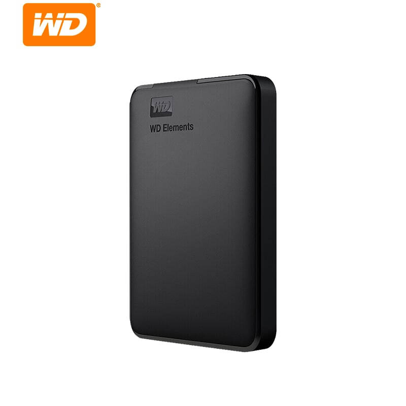 西部数据(WD)WDBUZG0020BBK2TB USB3.0移动硬盘Elements 新元素系列2.5英寸
