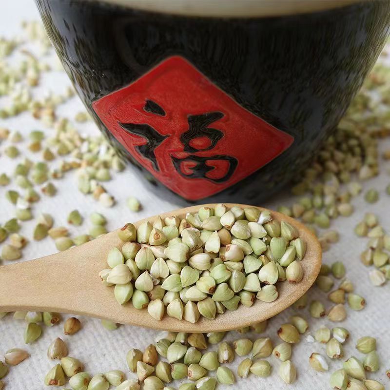 鲁强石磨源 荞麦 1kg 粗粮 五谷杂粮 酥田袋装高清大图