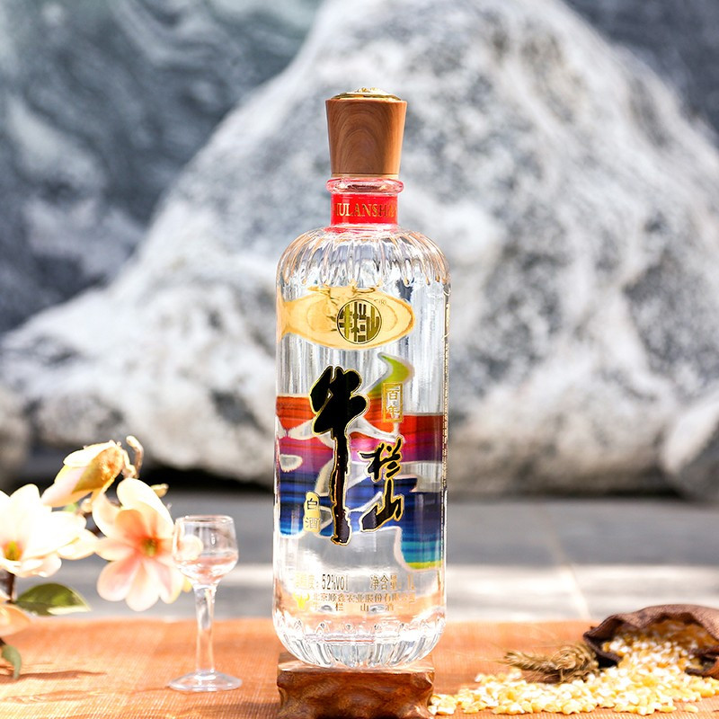 牛栏山二锅头52度白酒 陈酿 醉系列 清香型白酒1000ml*6瓶 整箱装