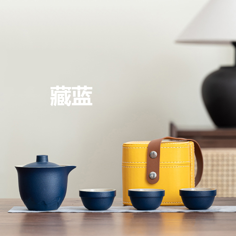 梵澜狸旅行功夫茶具W74 套高清大图