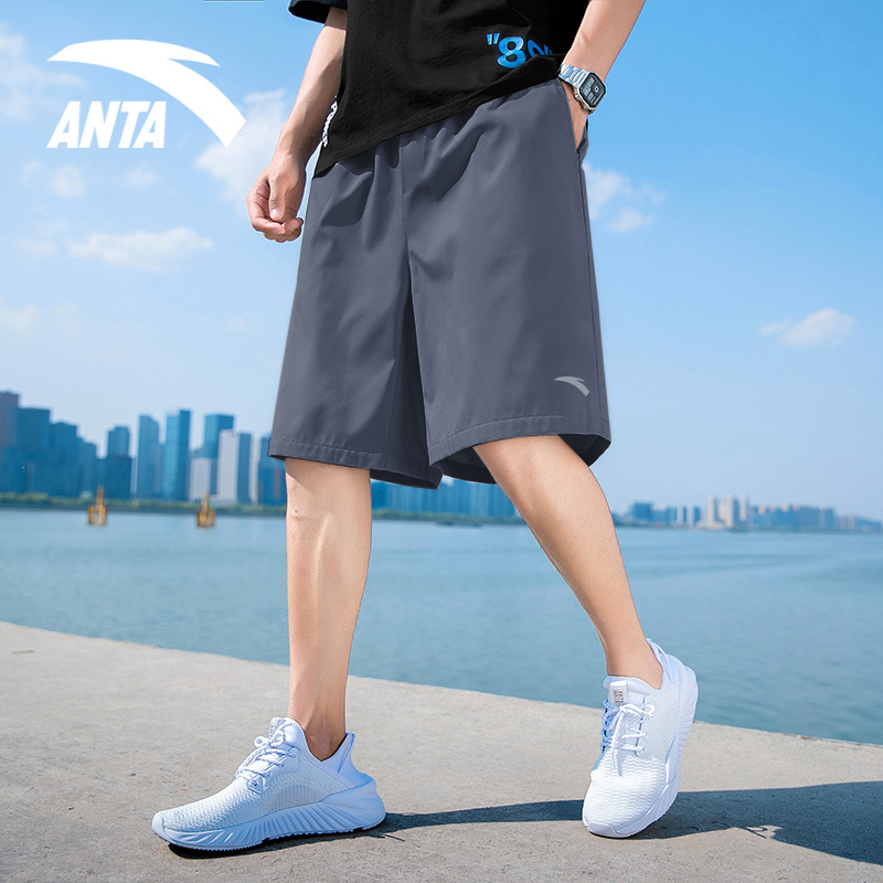 安踏运动短裤男夏季新款旗舰宽松外穿五分裤薄款速干男士中裤