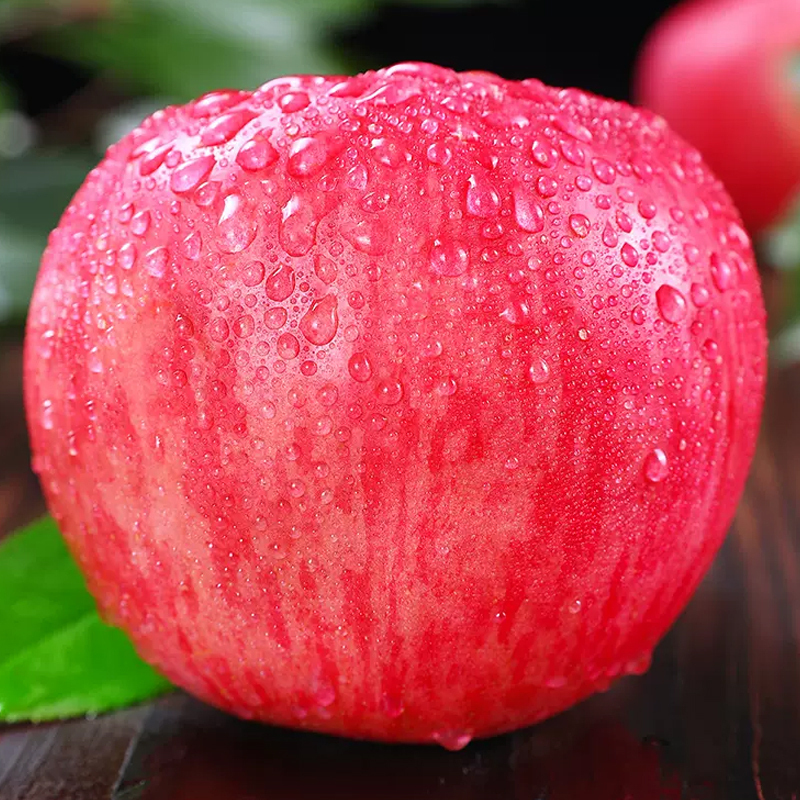 [熊猫鸟]陕西洛川红富士苹果 净重4.