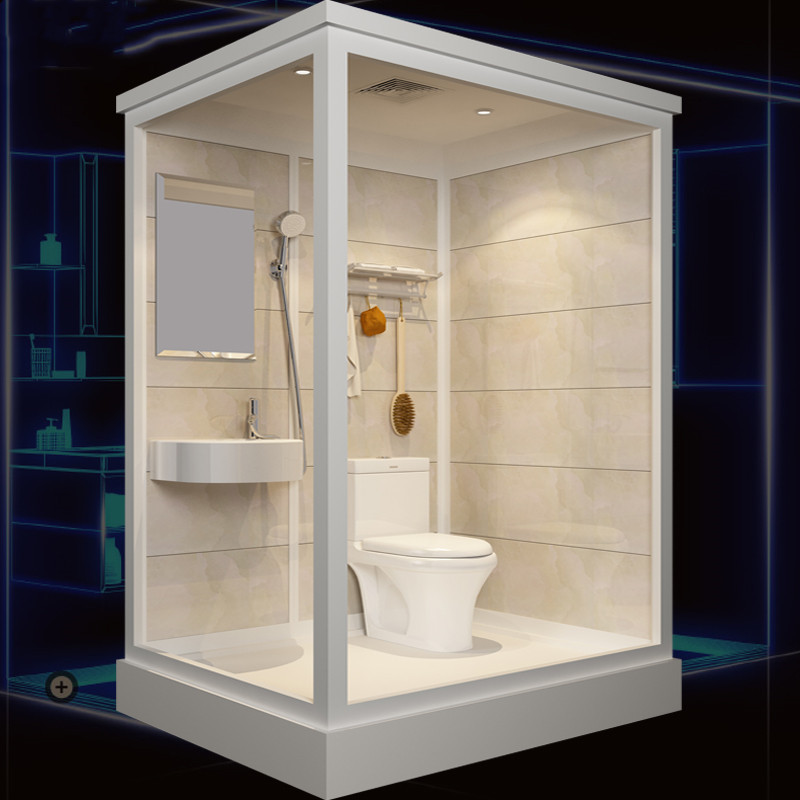 一体式整体淋浴房卫生间集成卫浴干湿分离隔断沐浴洗澡房家用浴室