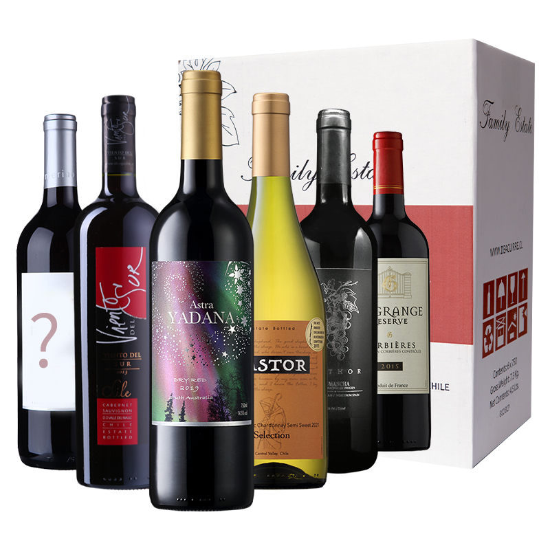 智利进口红酒·6款原装进口葡萄酒整箱组合装 750ml*6瓶高清大图