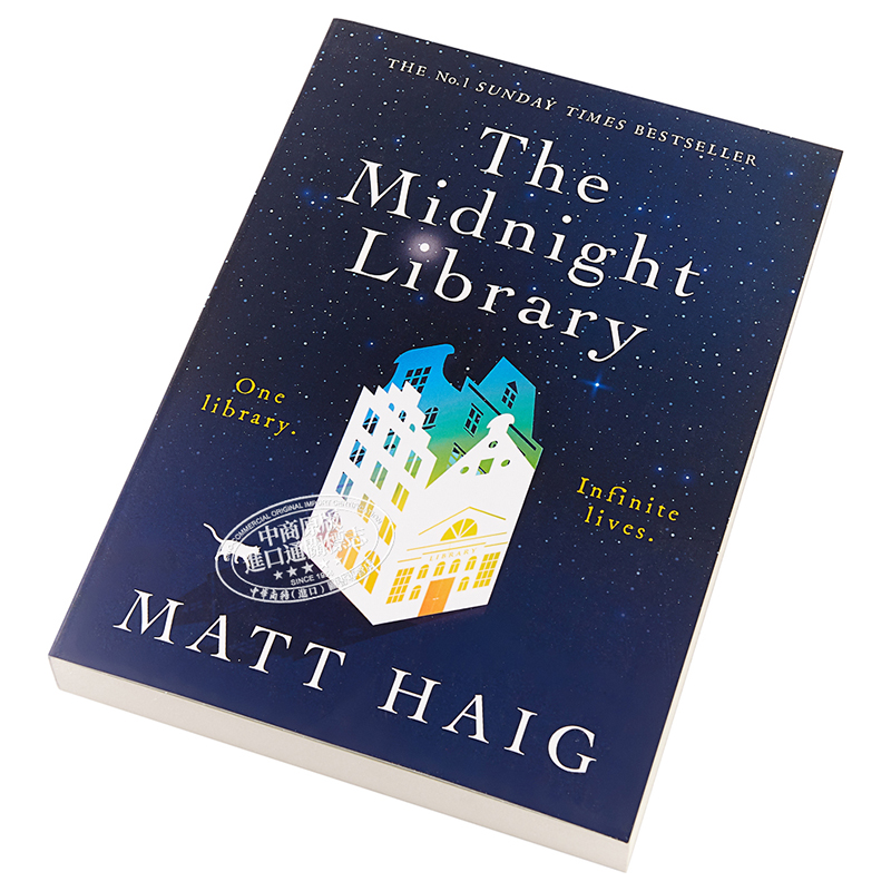 [正版]马特·海格 午夜的图书馆 英文原版 The Midnight Library Matt Haig 书作者高清大图