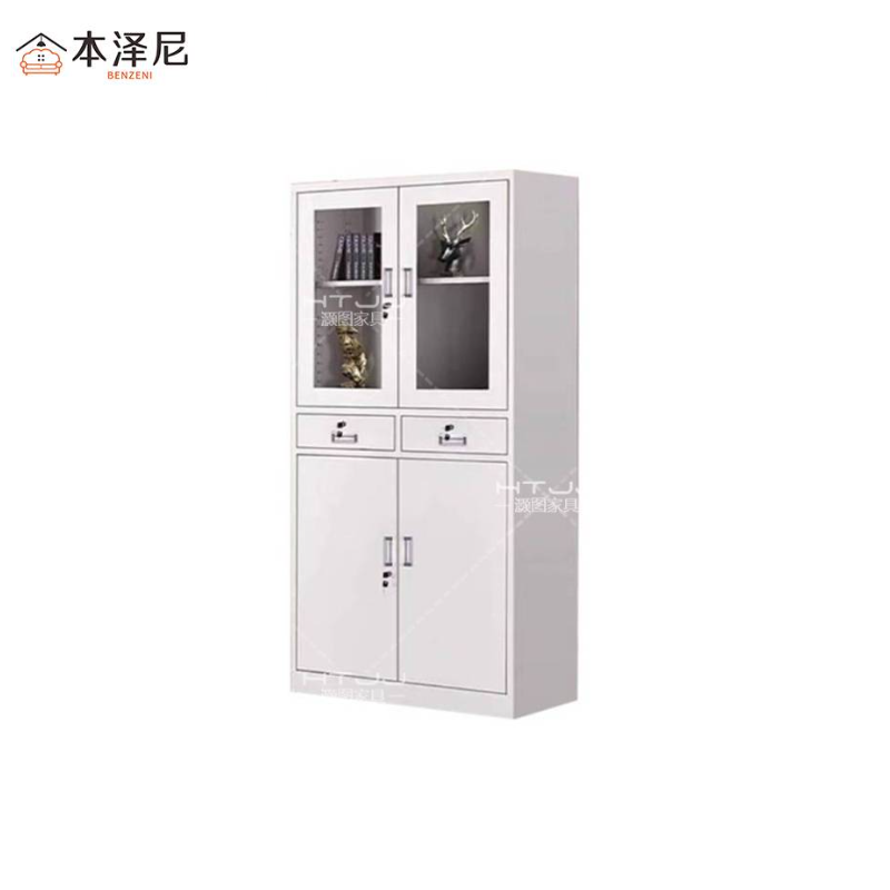 本泽尼 文件柜 中二抽柜 HTC-G8539-2 850*390*1800mm 组高清大图