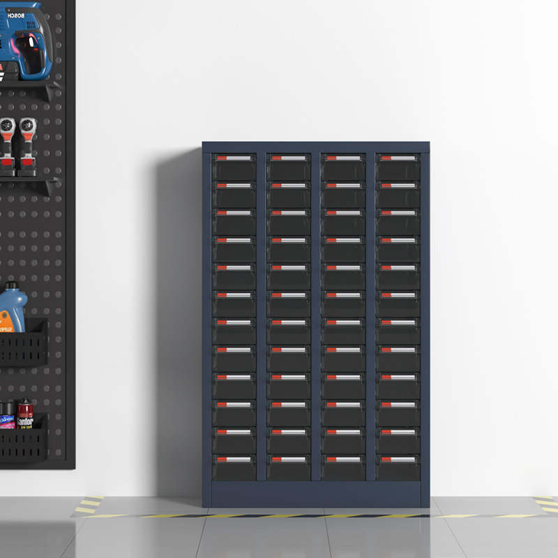 臻远 ZYLJG-W35 零件柜 48抽透明无门中号 610*220*954高清大图