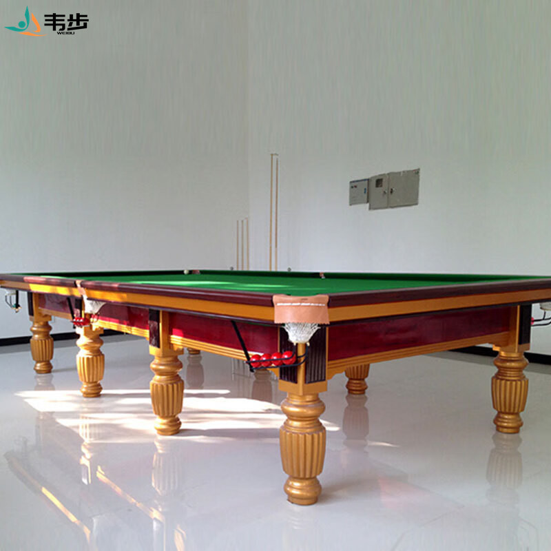 韦步S800斯诺克台球桌国标准球房俱乐部家用木库英式斯诺克桌球台高清大图