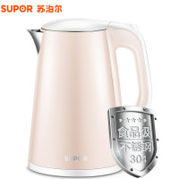 苏泊尔(SUPOR) SW-15S20A电水壶 无缝一体内胆 双层保温防烫 烧水壶 304不锈钢 电热水壶 1.5L