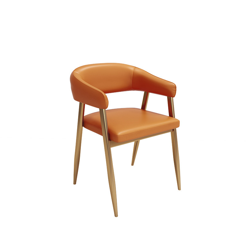 质凡轻奢餐厅靠墙椅子餐椅 54*51*75cm高清大图