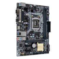 华硕（ASUS） H110M-D DDR4内存 电脑游戏主板 带打印机接口 INTEL平台 LGA1151