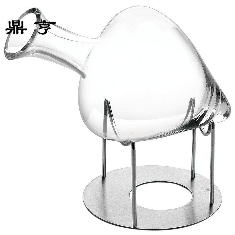 鼎亨意大利进口全新水晶玻璃红酒快速醒酒器创意分酒器