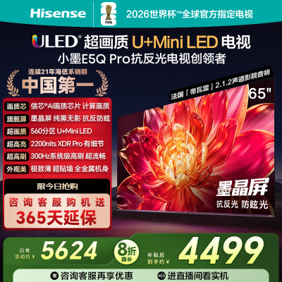 海信(Hisense)65E5Q-PRO 65英寸智能电视