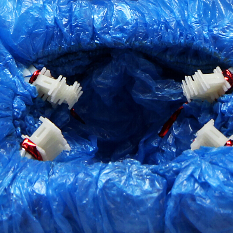 晨光(M&G)全自动鞋套机 专用 PE鞋套/单只高清大图