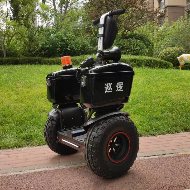 恒立通 电动平衡车双轮成人小区安保物业平衡巡逻车60V高清大图