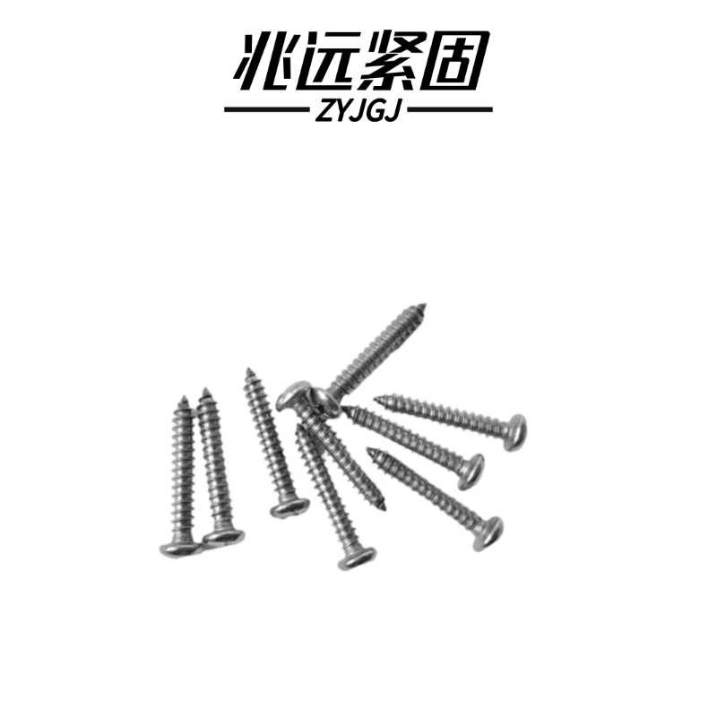 兆远紧固 不锈钢圆头自攻钉(个)(5*20)高清大图