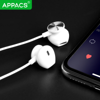 APPACS 耳机入耳式 有线控带麦 耳塞式苹果安卓手机通用 线控耳机 红米vivo通用有线耳机
