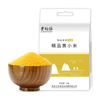 栗稻源 东北杂粮精品黄小米1kg(五谷粗粮 月子米 红谷子小米粥真空装)