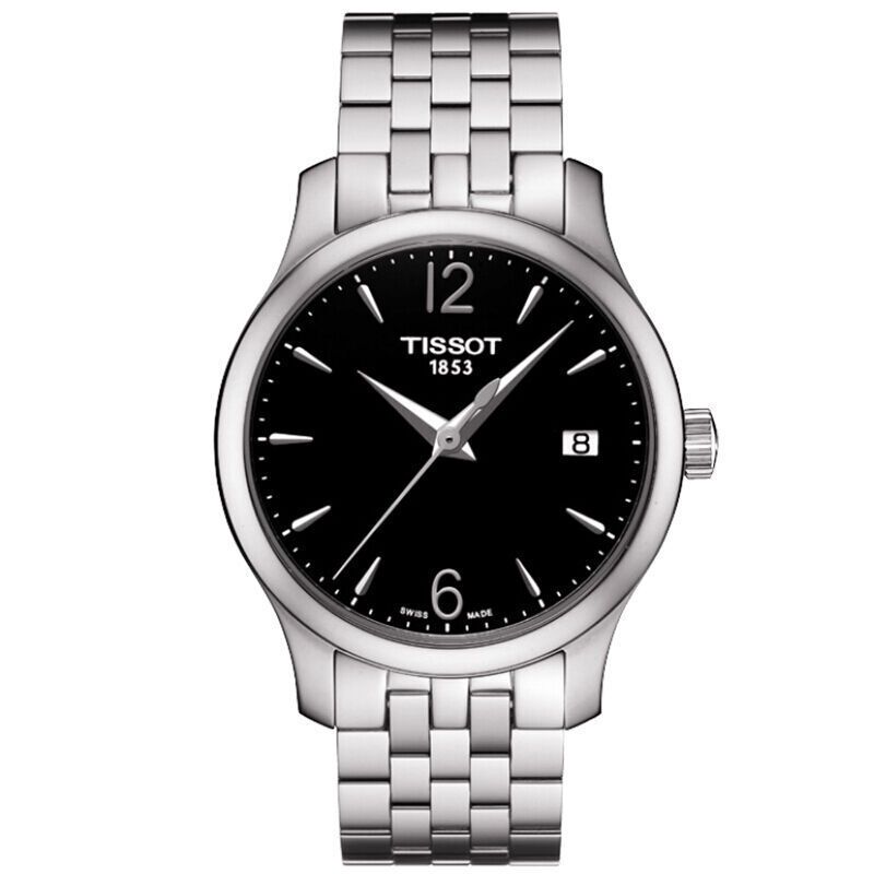 天梭(TISSOT) 瑞士手表 俊雅系列钢带石英女表 T063.210.11.057.00