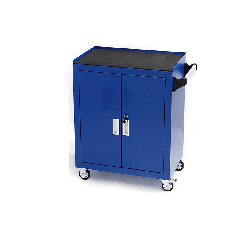 易企采 无抽屉蓝色 移动小推车铁皮工具柜 单位 : 台 (颜色可选)63*40*81CM