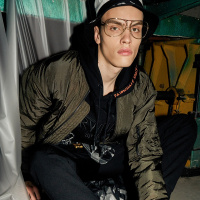 马克华菲棉服男秋季长袖上衣717314011002